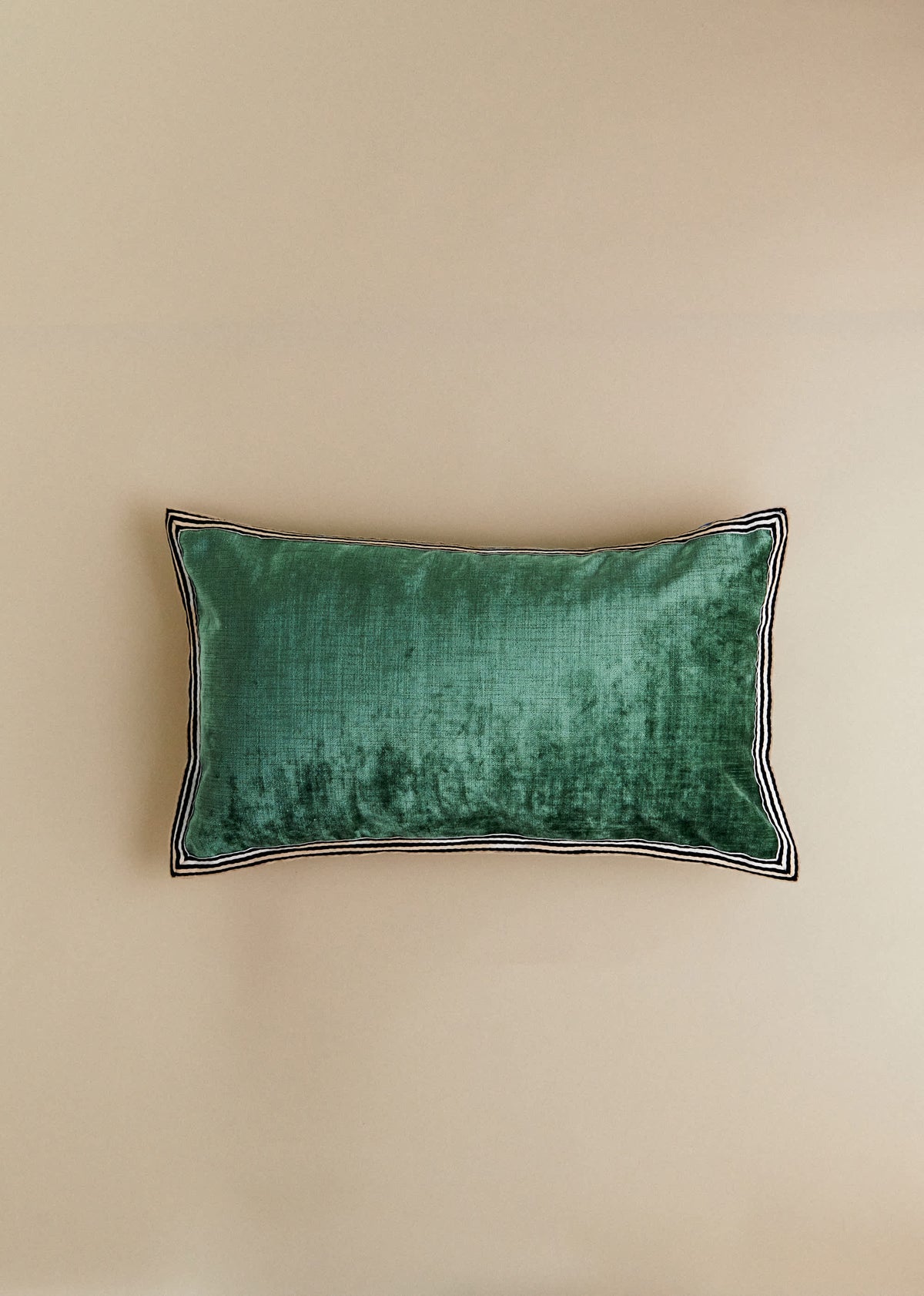 Coussin Velours Texturé - Petit modèle - Vert d'Eau