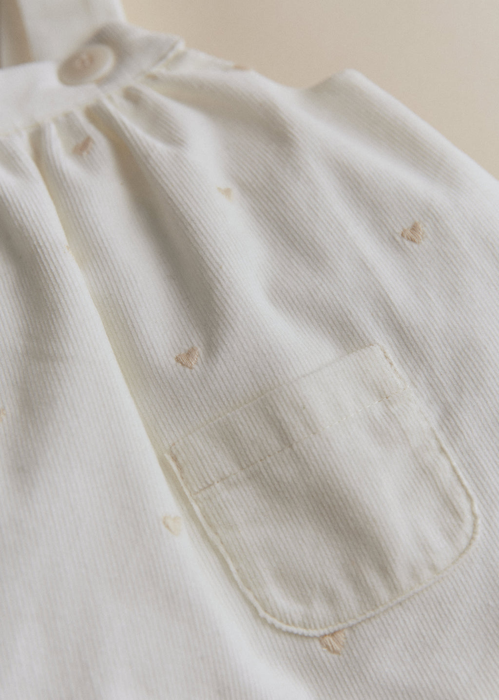 Robe Gigi - Crème / Coeur doux