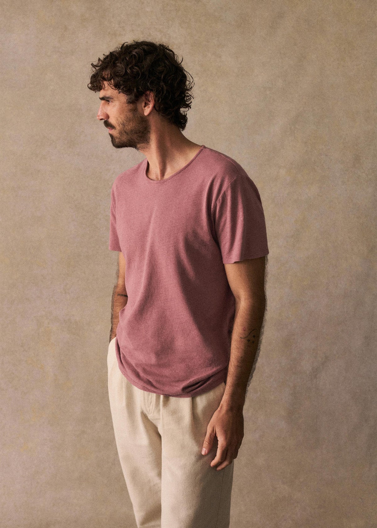 T-Shirt Martin - Rose Ancien