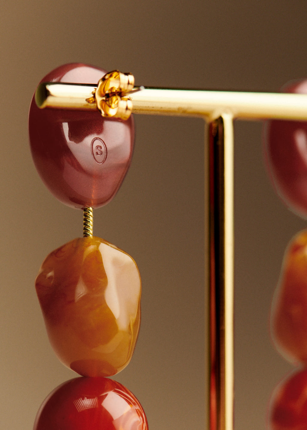 Boucles d'oreilles Sabrina - Rose Multi
