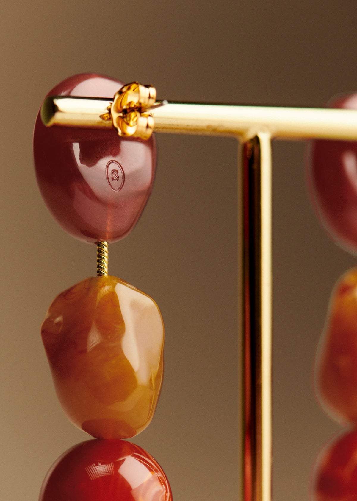 Boucles d'oreilles Sabrina - Rose Multi