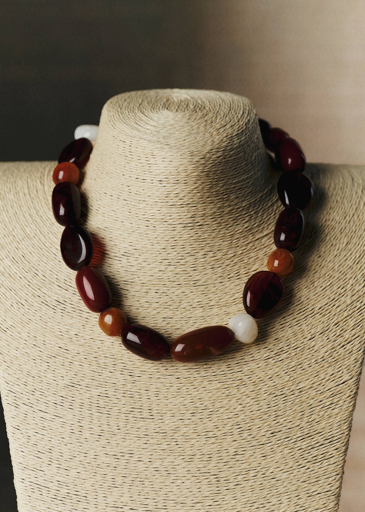 Collier Morgane - Brun Multi