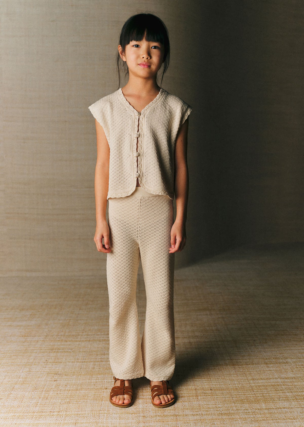 Pantalon Maille Paolo - Ecru