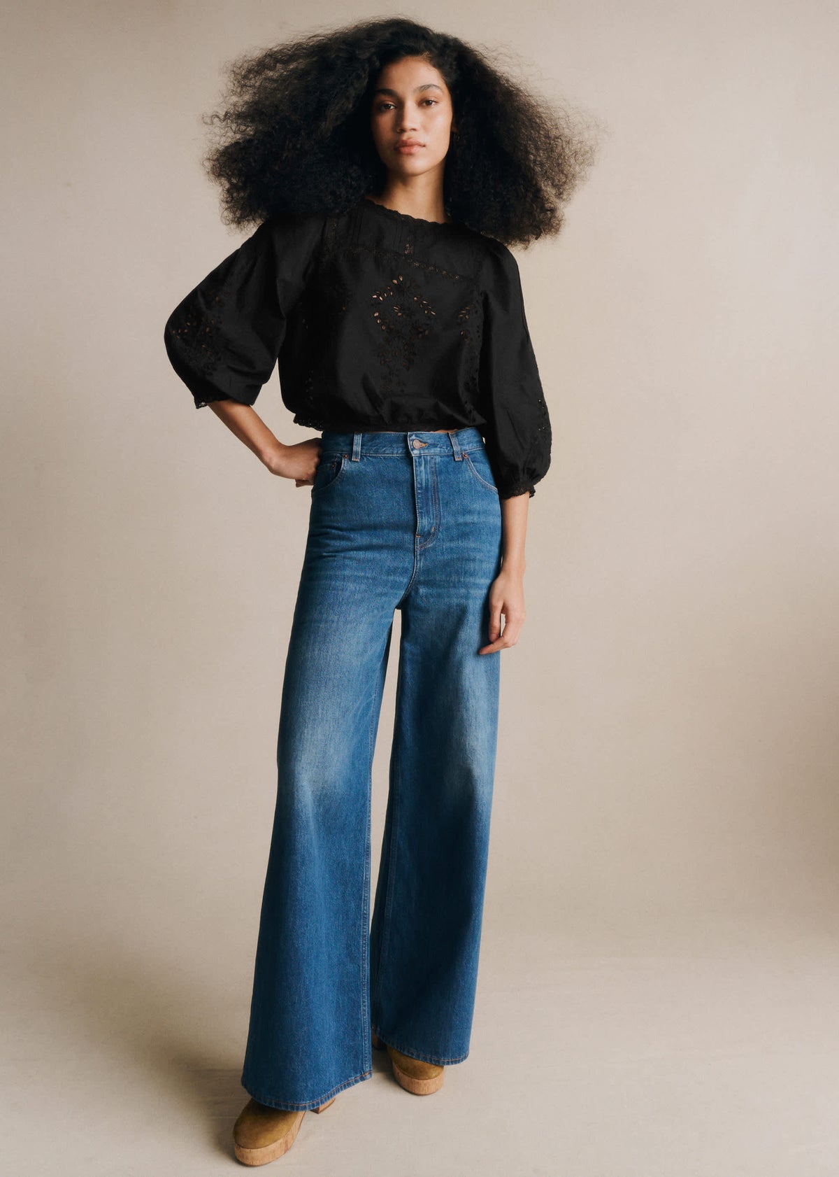 Blouse Enea - Noir