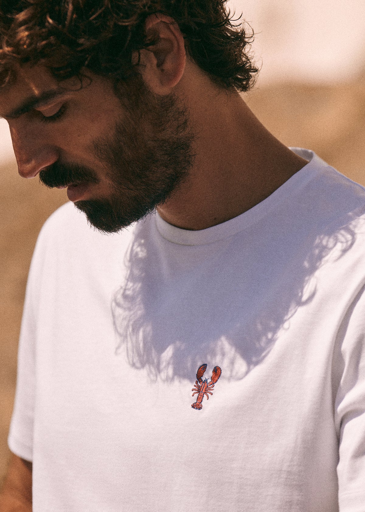 T-Shirt Homard - Blanc