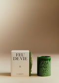 Bougie Feu de vie - Le Basilic - Vert