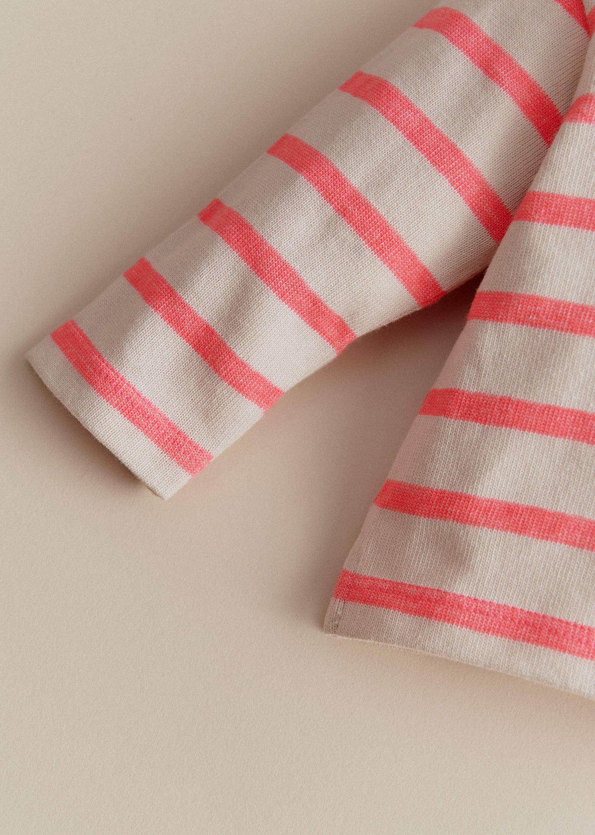Marinière Colette - Ecru / Rose Fluo