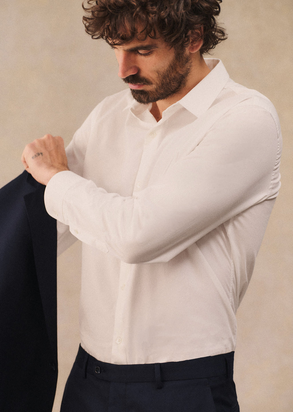 Chemise Allen Pinpoint - Blanc