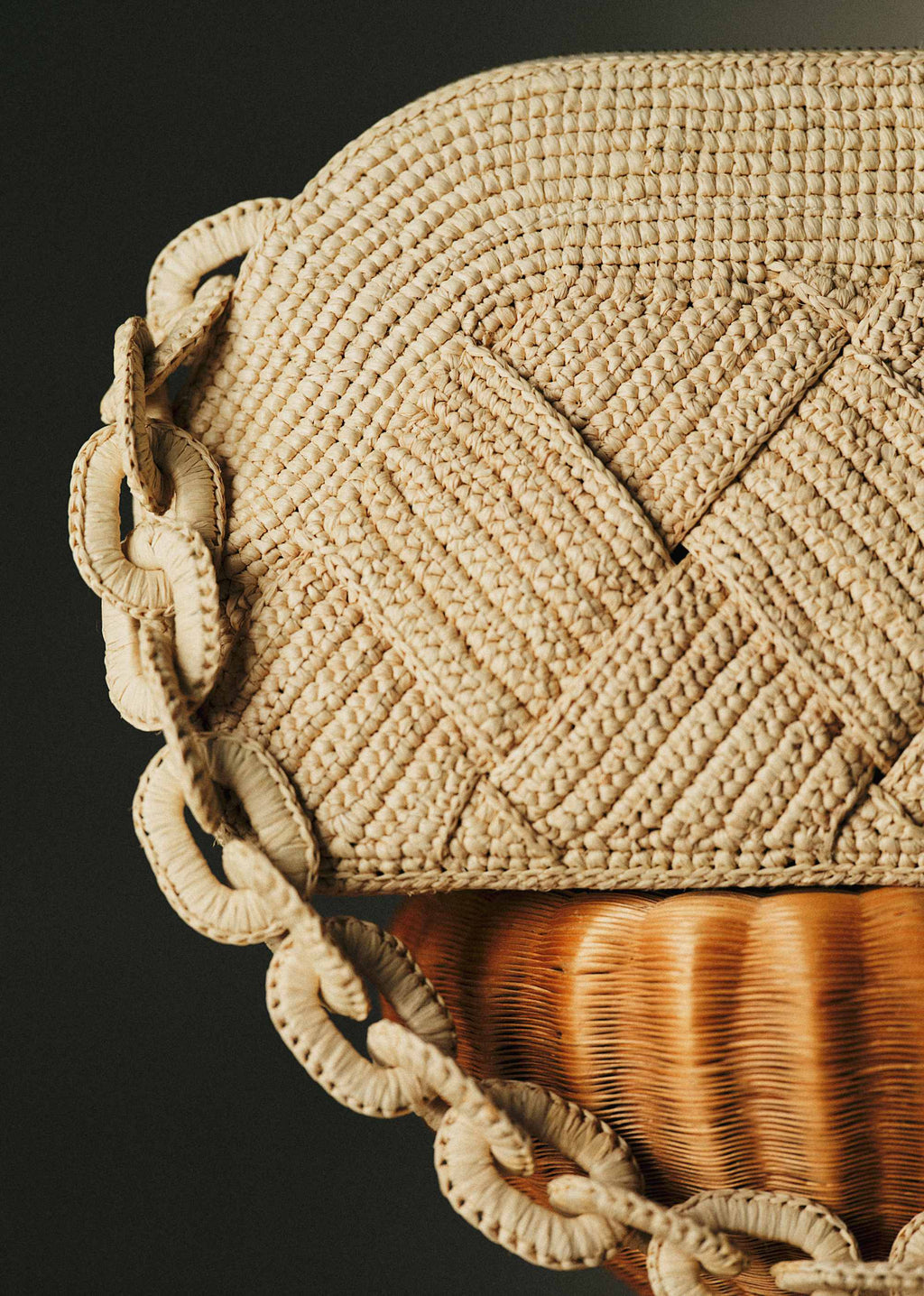 Sac Isabelle - Raphia Naturel Tressé