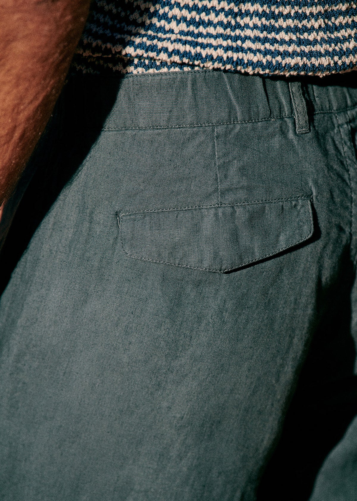 Pantalon Shane Lin - Bleu Acier