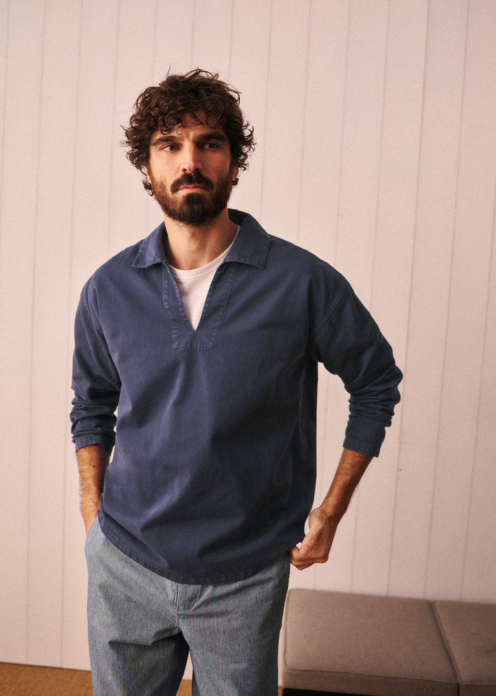 Tunique Liam - Marine Délavé