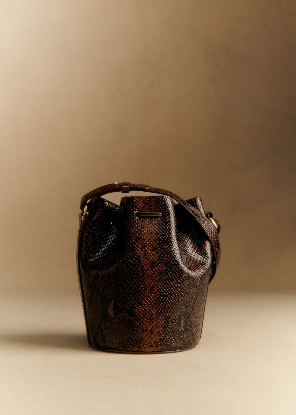 Bourse Mini Farrow - Marron Python