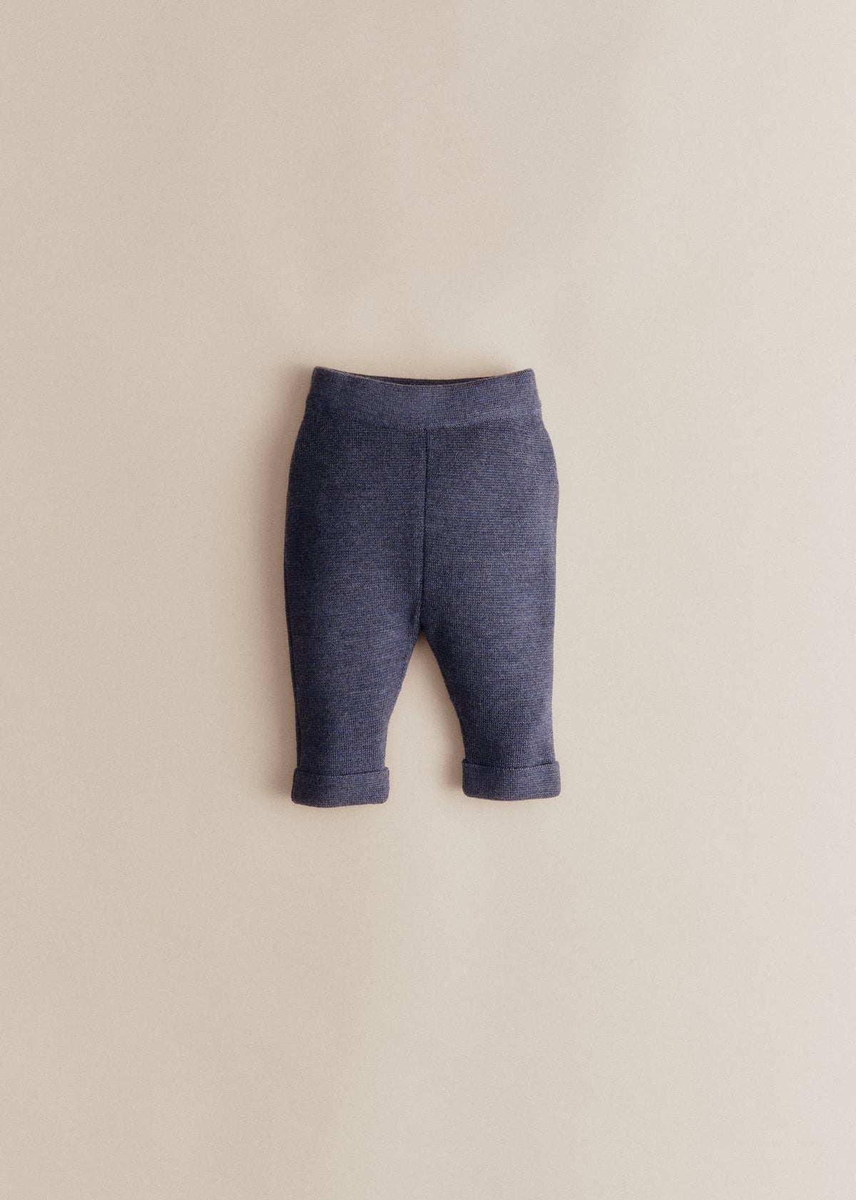 Pantalon Maille Boris - Bleu Chiné