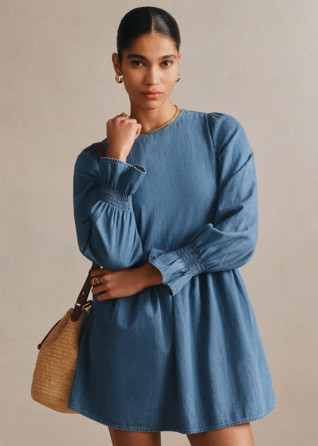 Robe Abelinda - Bleu Moyen
