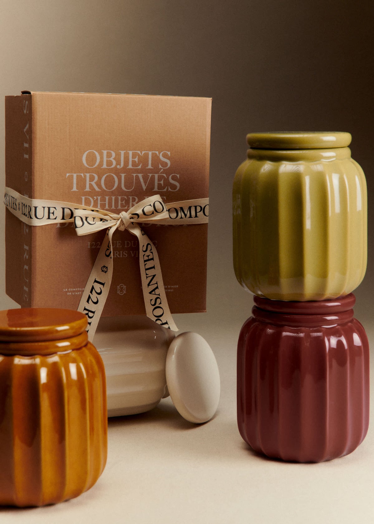 Vase Traviata - Vert Olive