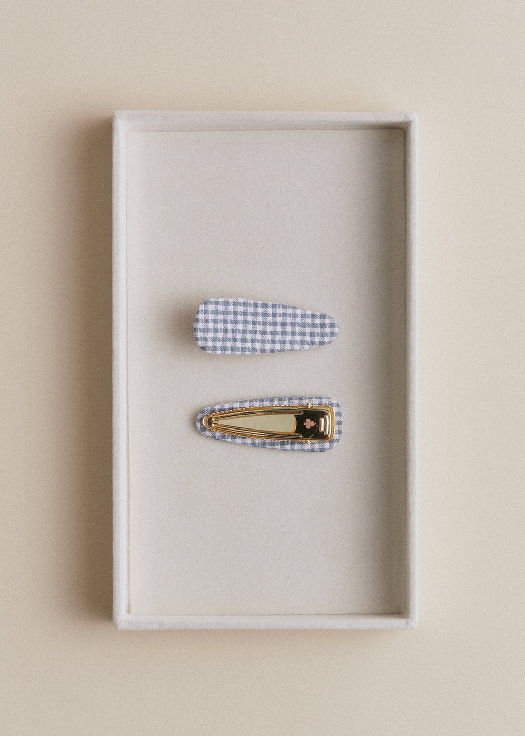 Lot de 2 barrettes - Vichy Marine