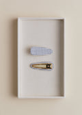 Lot de 2 barrettes - Vichy Marine