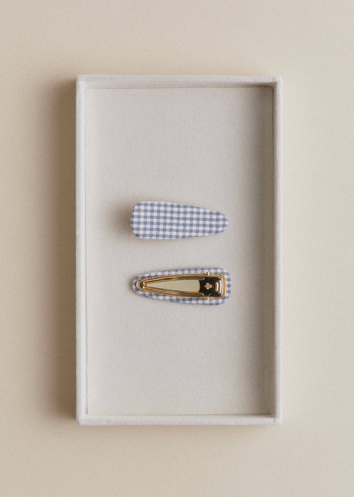 Lot de 2 barrettes - Vichy Marine