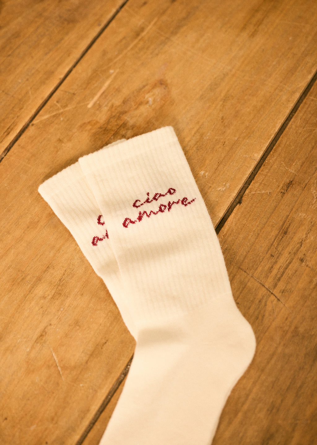 Chaussettes Ciao Amore - Écru