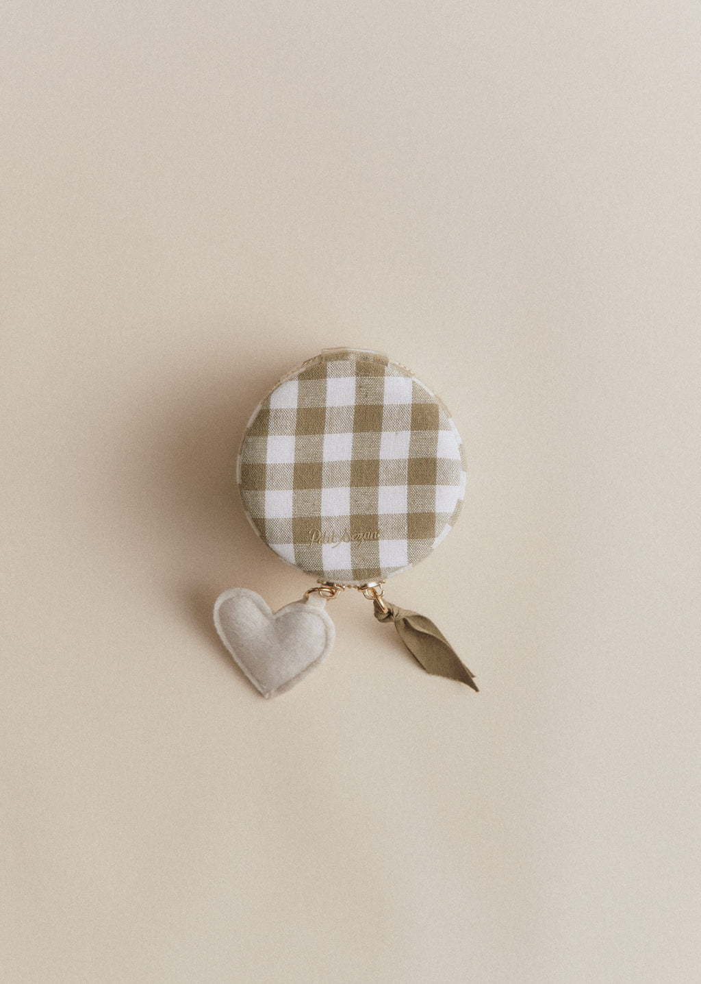 Mini écrin à bijoux - Vichy Vert
