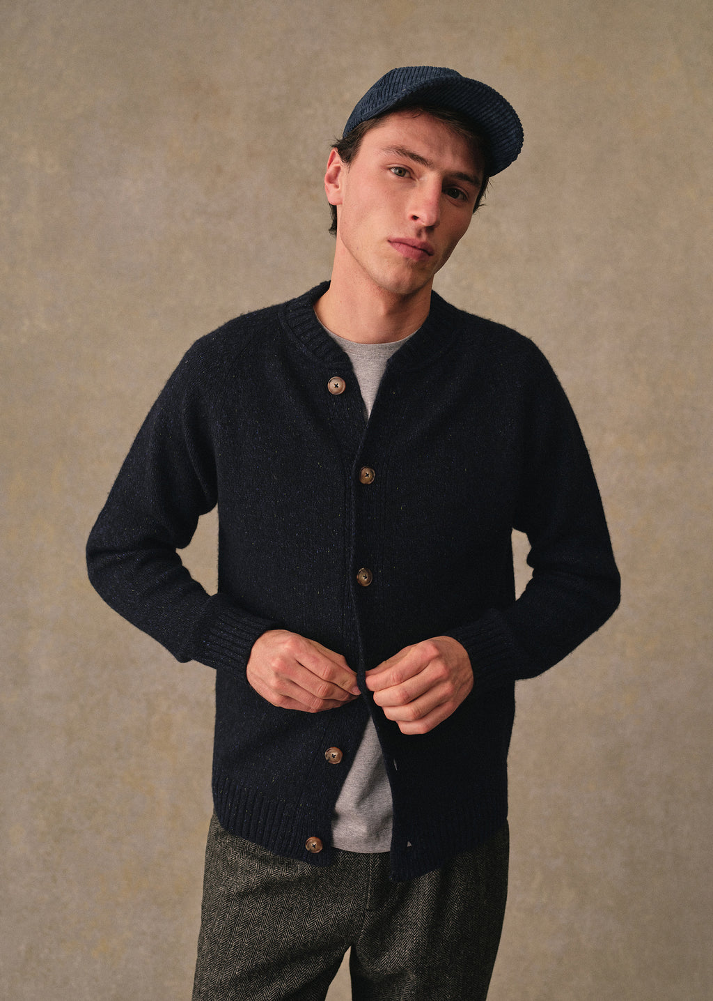 Gilet Trudel - Marine Moucheté