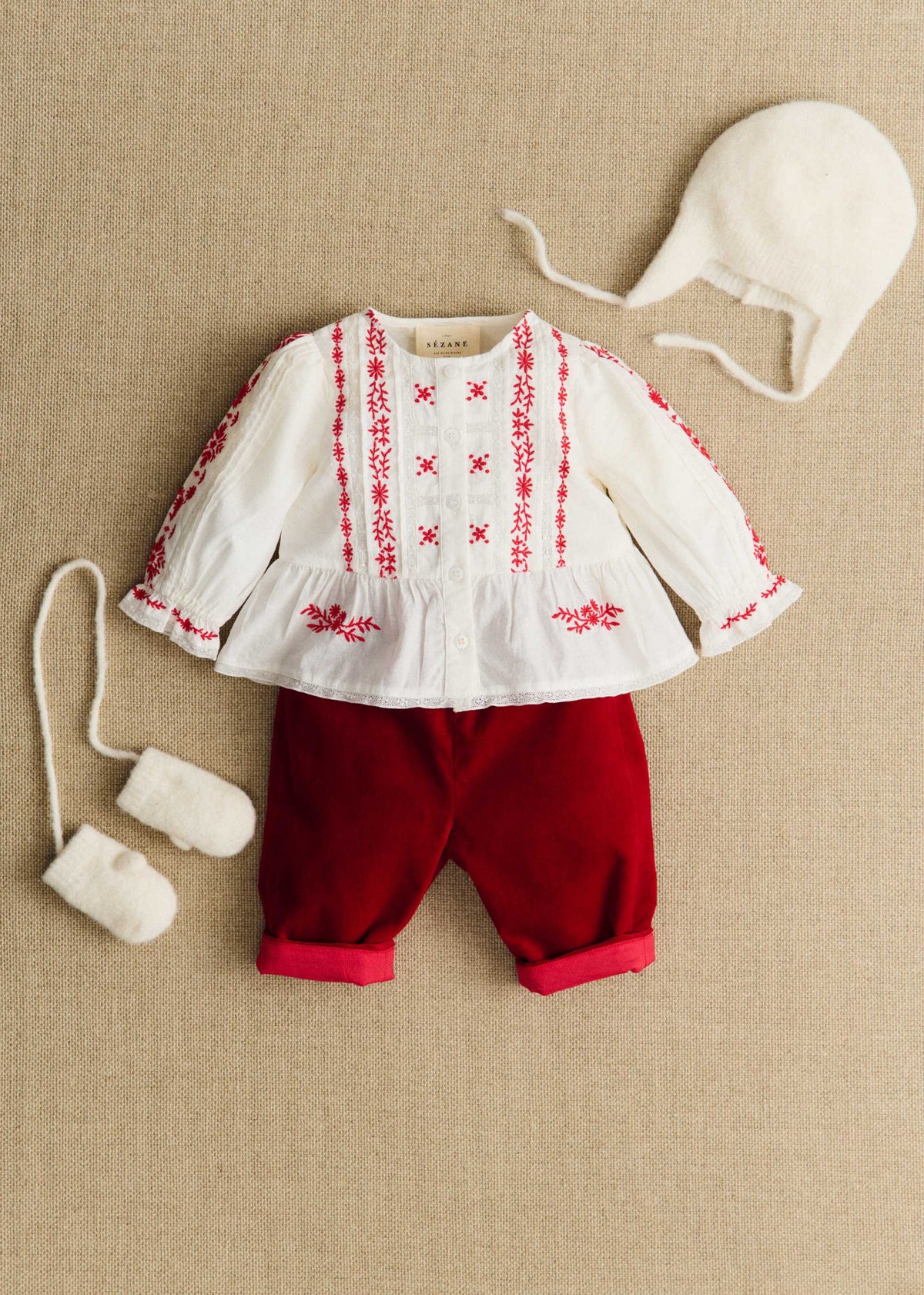 Pantalon Edgar - Rouge