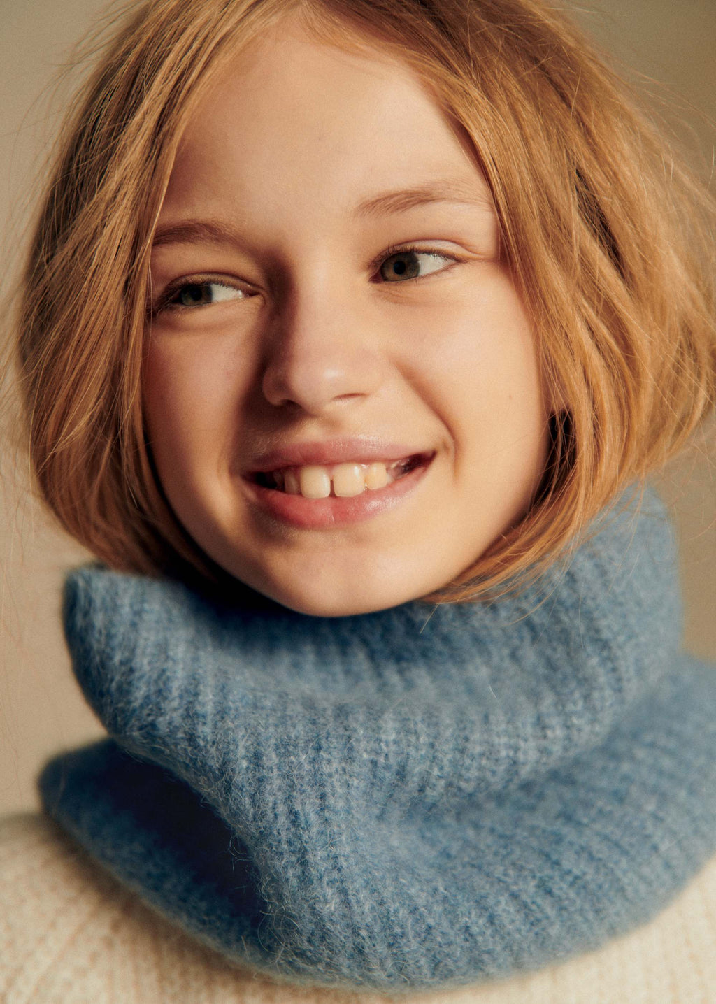 Snood Bernie - Bleu Glacier