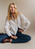 Chemise Marilou - Broderie Unie Ecru