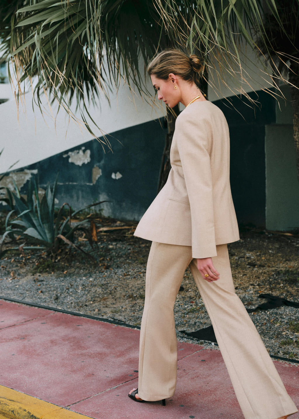 Pantalon Herri - Beige Chiné