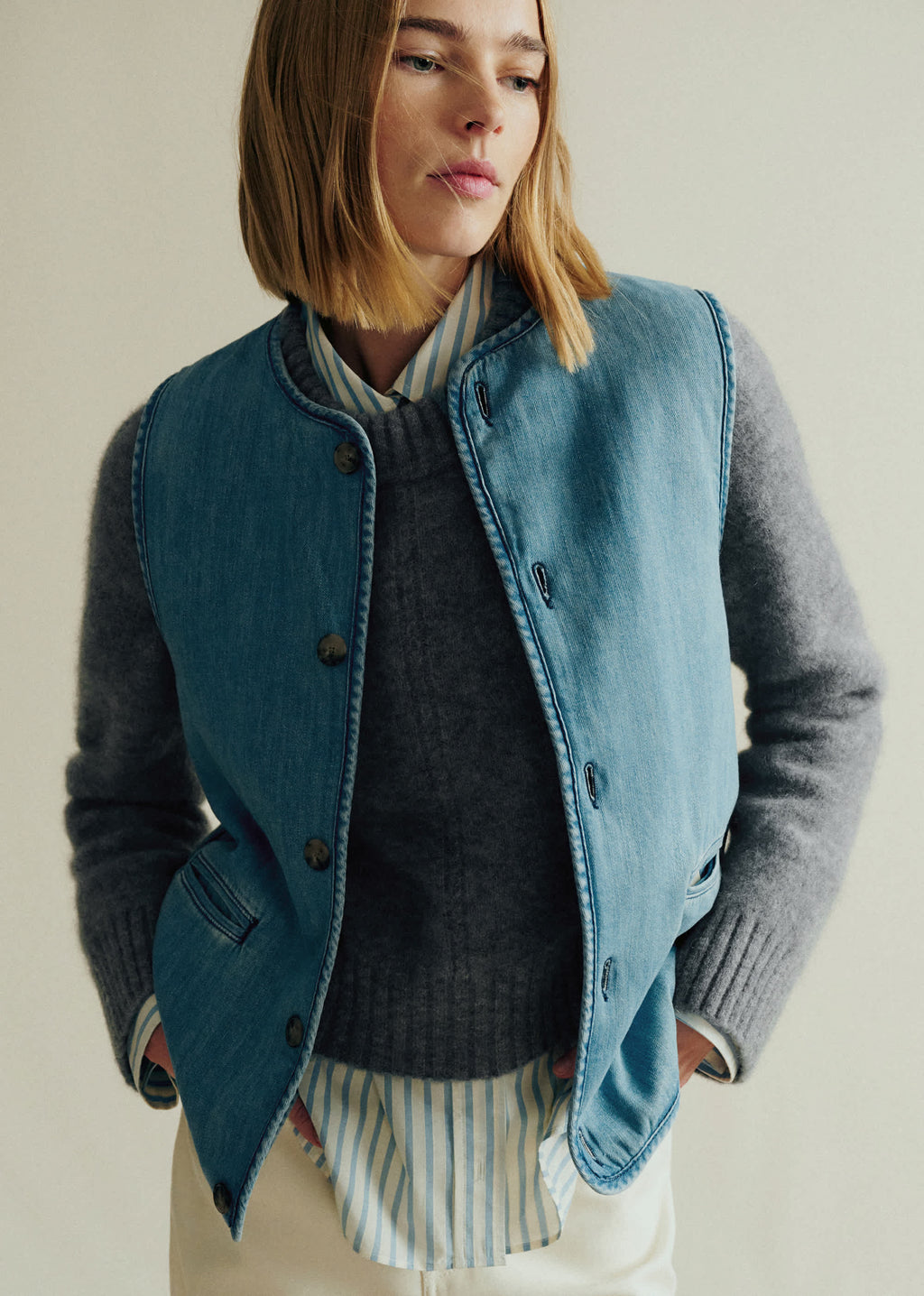 Veste Fred - Bleu Clair