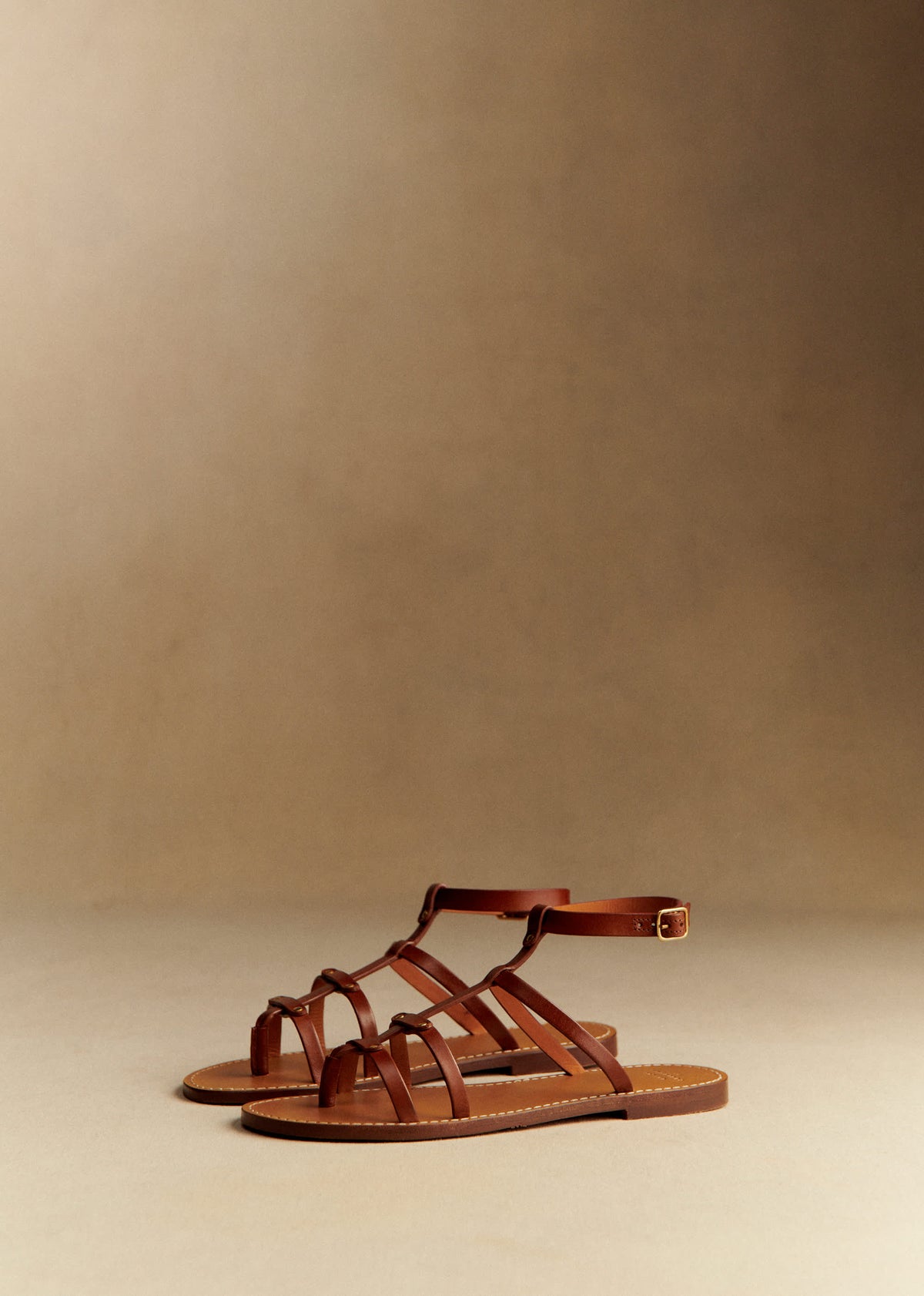 Sandales Low Célia - Cuir Naturel Héritage