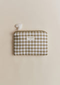 Pochette plate - Vichy Vert
