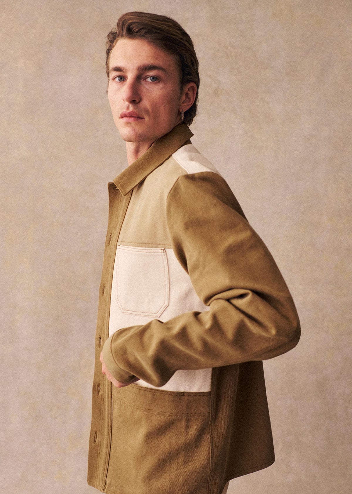 Veste Will Patchwork - Camel