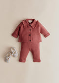 Gilet Betty Fantaisie - Bois de Rose Foncé