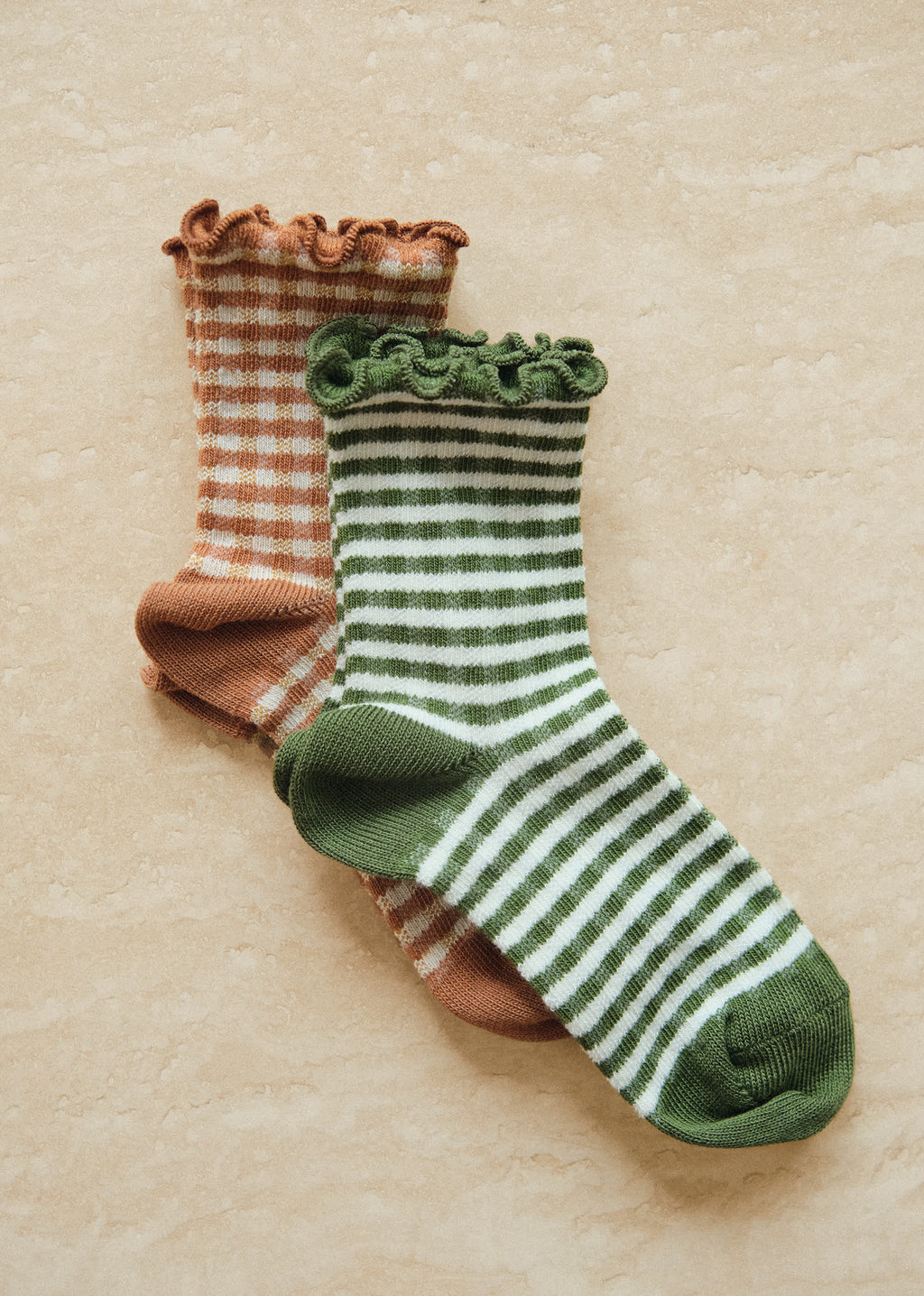 Chaussettes Vichy - Vichy Vert