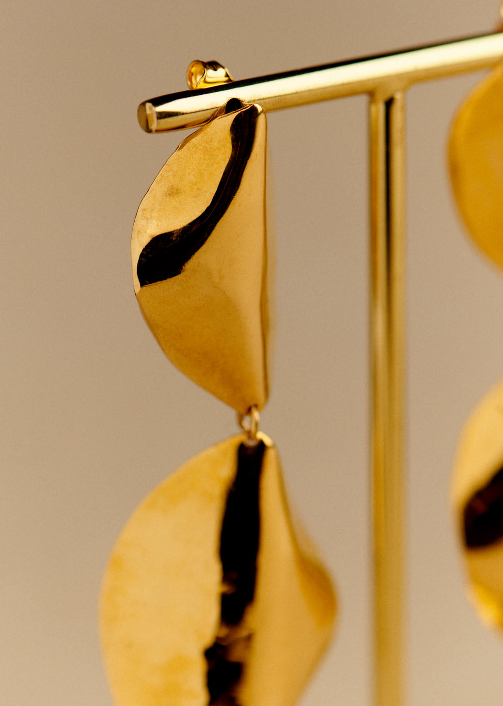 Boucles d'oreilles Victoria - Doré