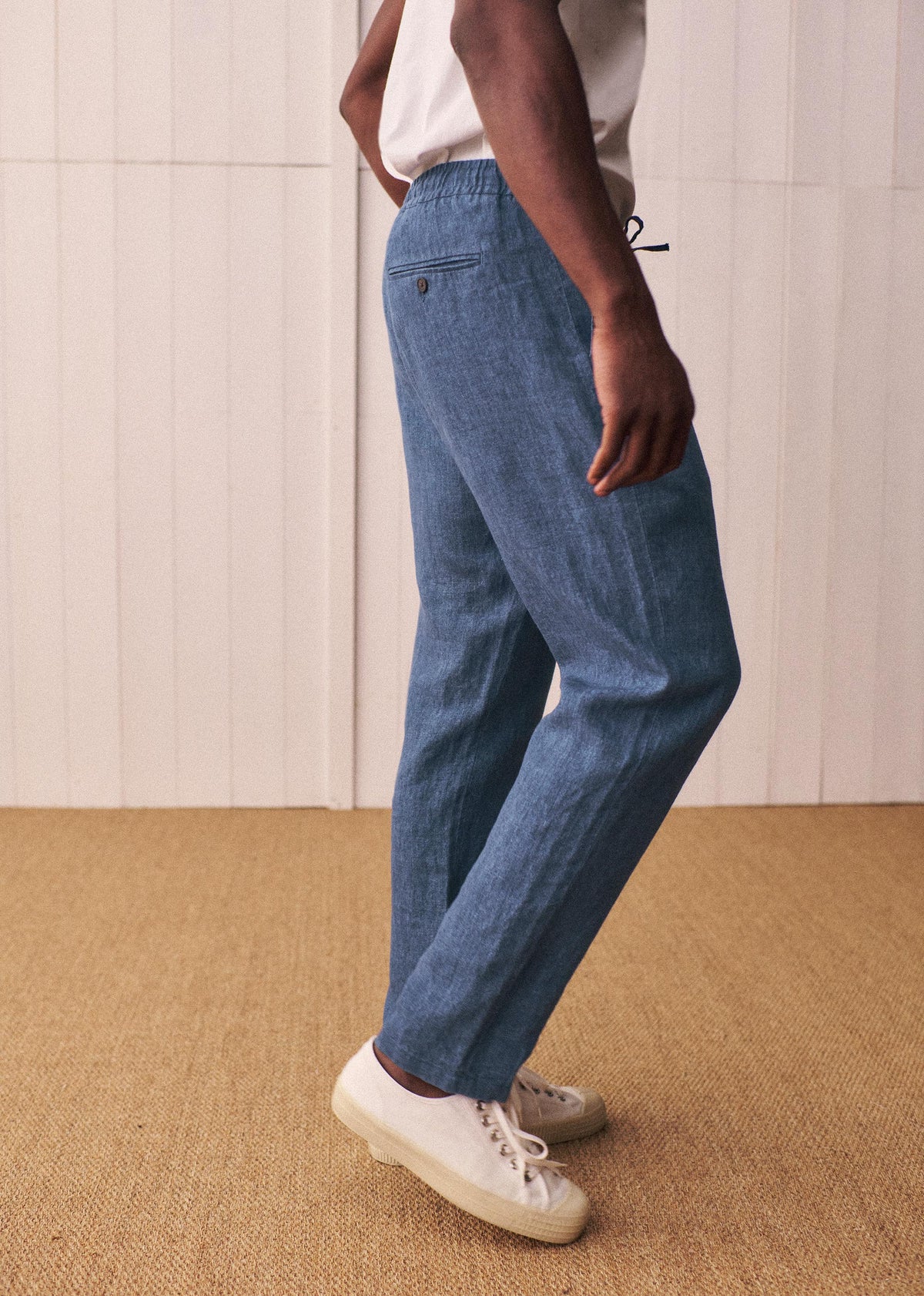 Pantalon Agnel - Bleu Chiné