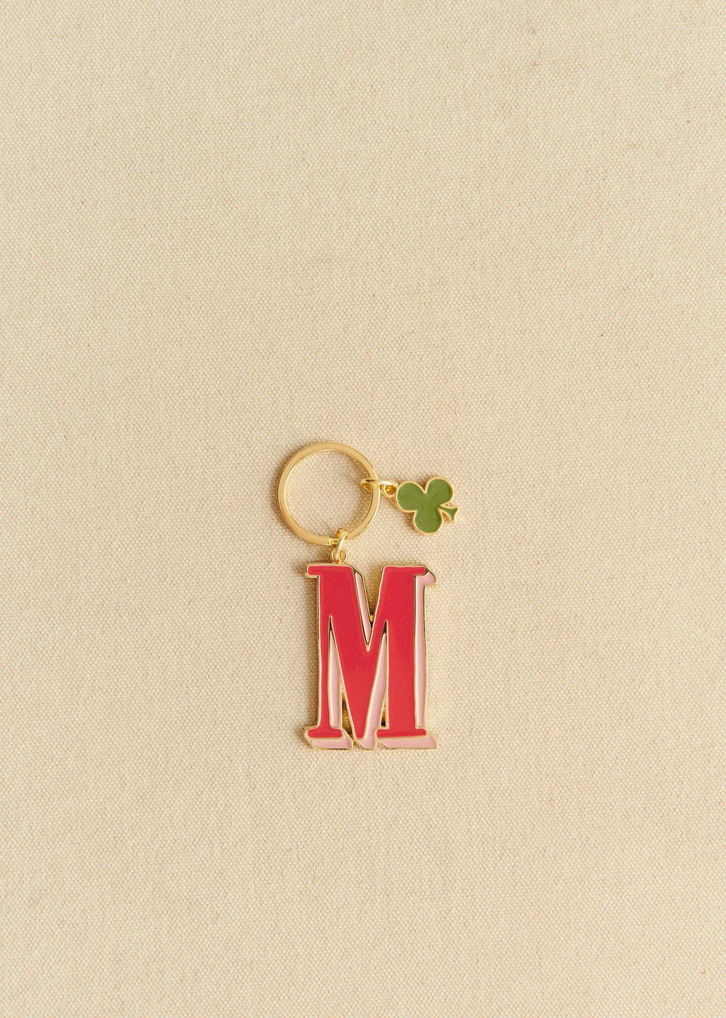 Porte-Clé Abécédaire - Lettre M - Rouge
