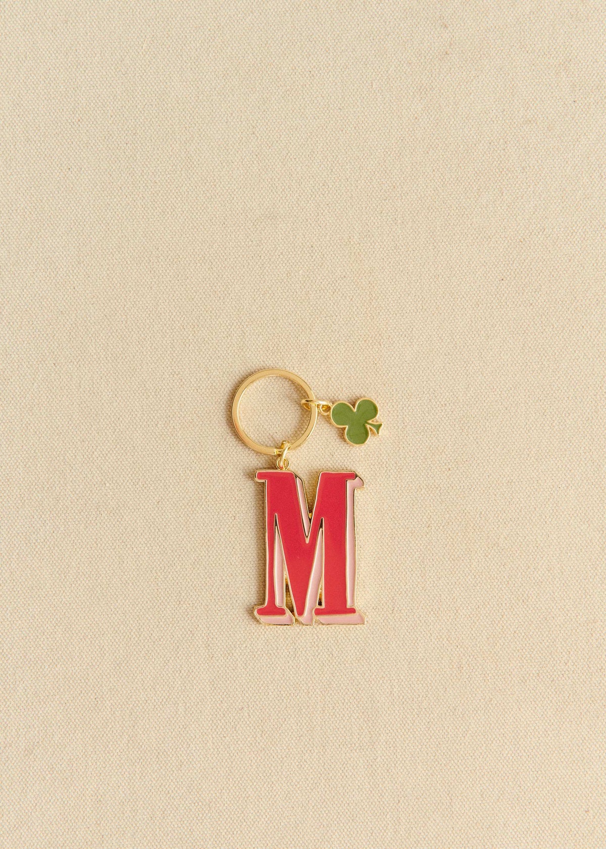 Porte-Clé Abécédaire - Lettre M - Rouge