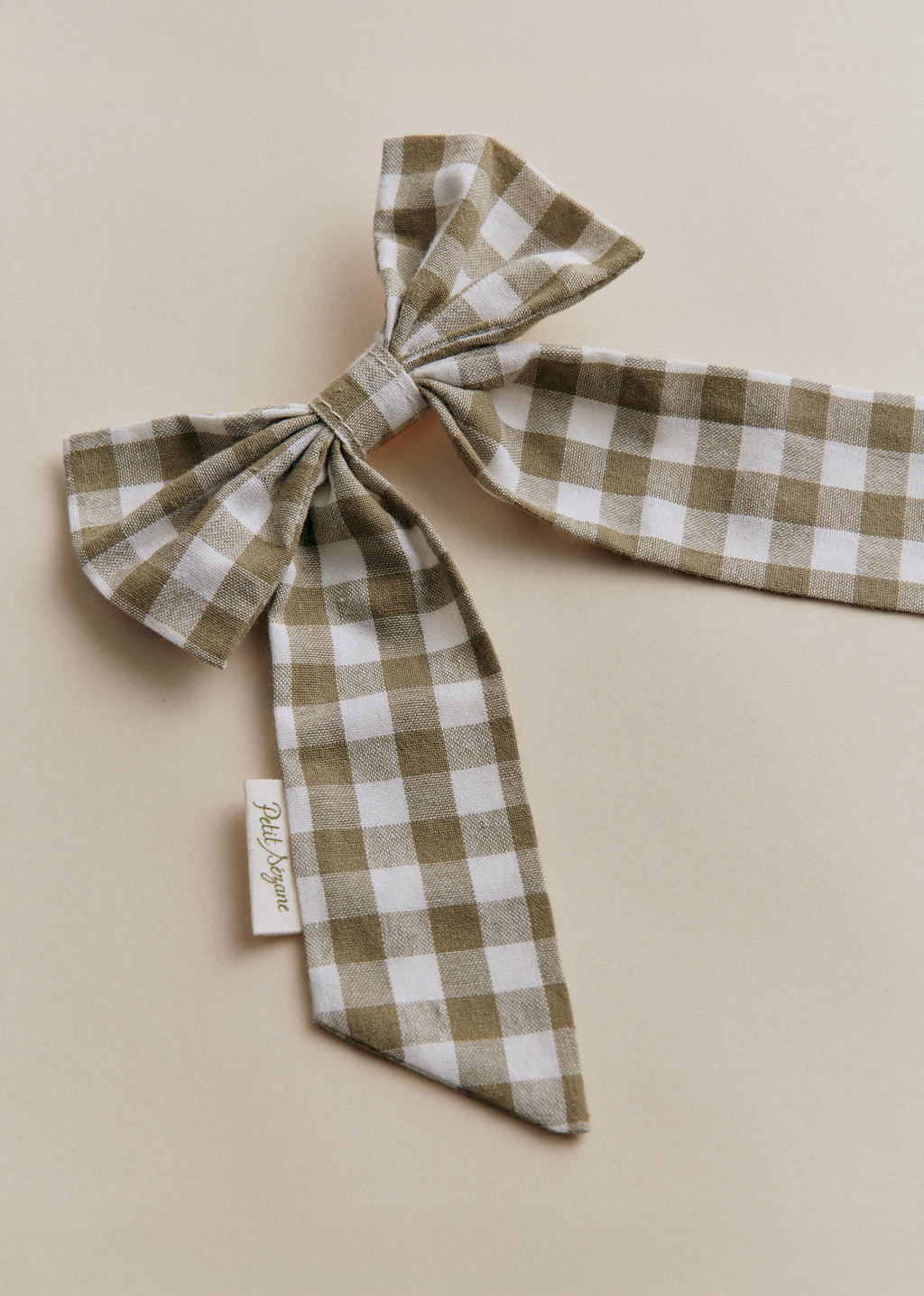 Pince Grand Noeud - Vichy Vert