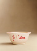 Bol Je t'aime - Sézane x Maison Roussot - Rouge