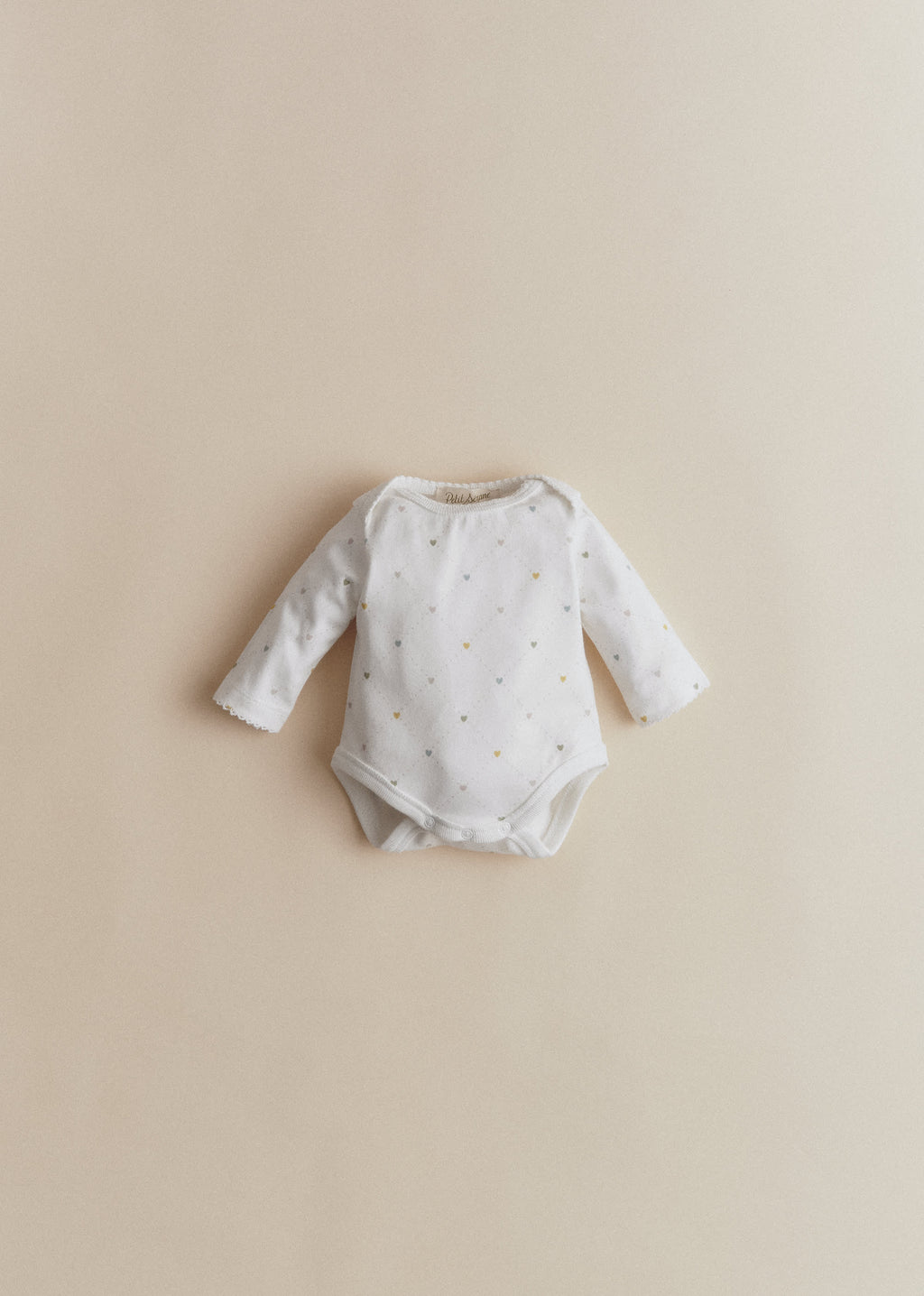 Body Icare - Imprimé Coeur Croisillon Pastel