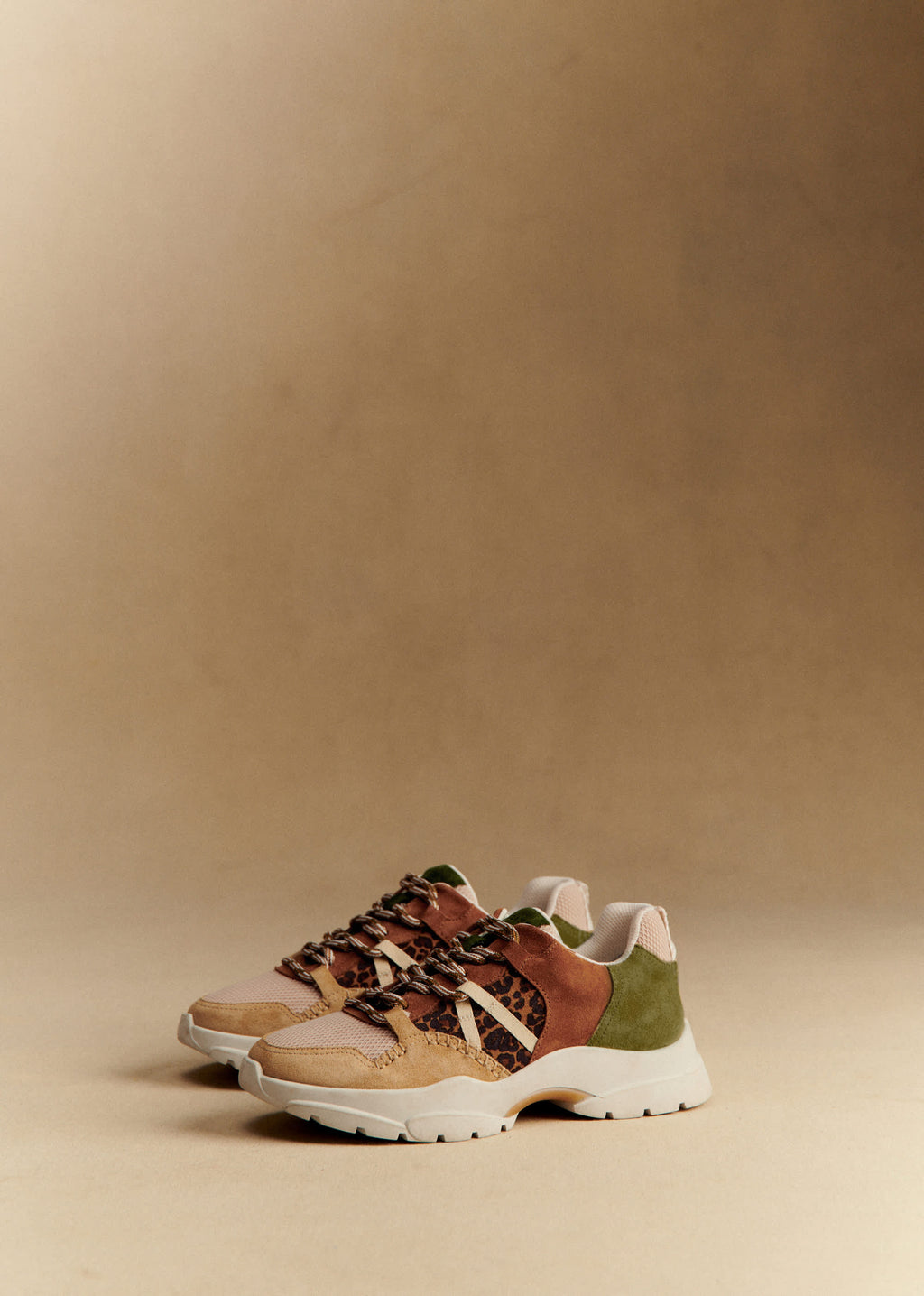 Baskets James - Léopard Multi