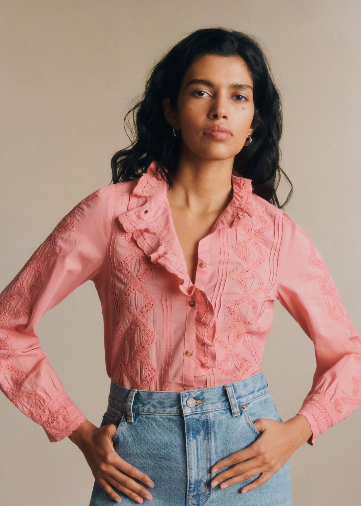 Chemise Chlo - Bois de Rose Clair