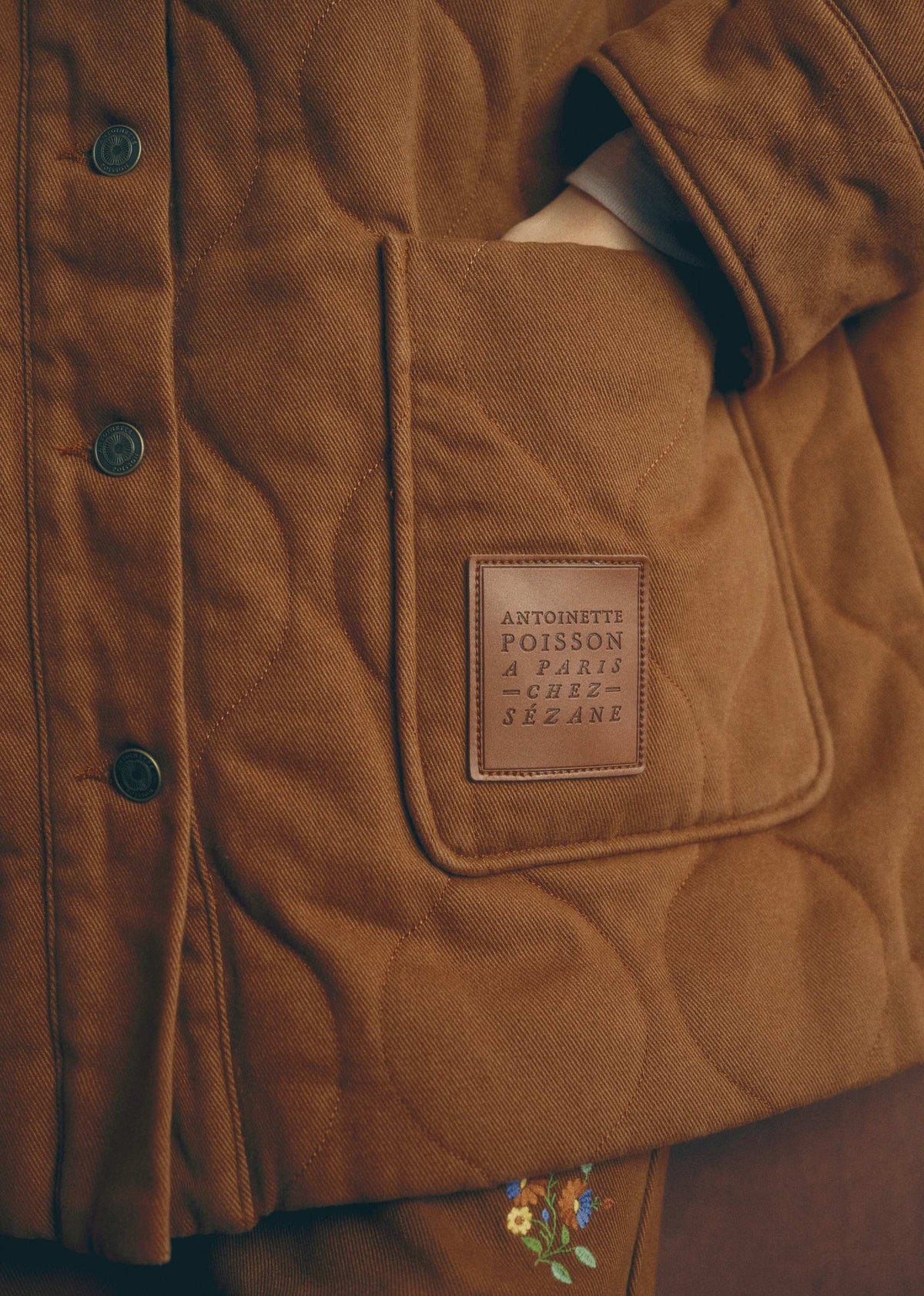 Veste Gabin - Sézane x Antoinette Poisson - Caramel