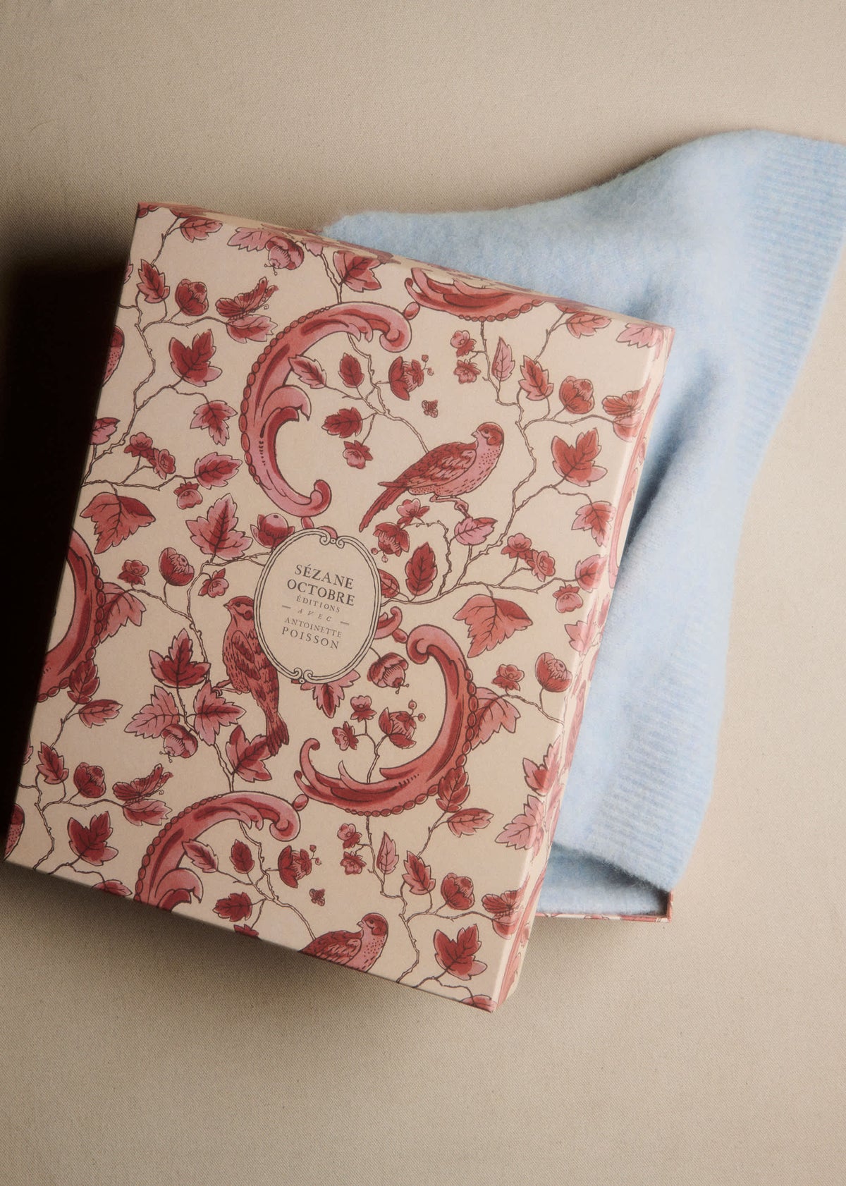 Coffret Bonnet et Echarpe - Bleu Ciel