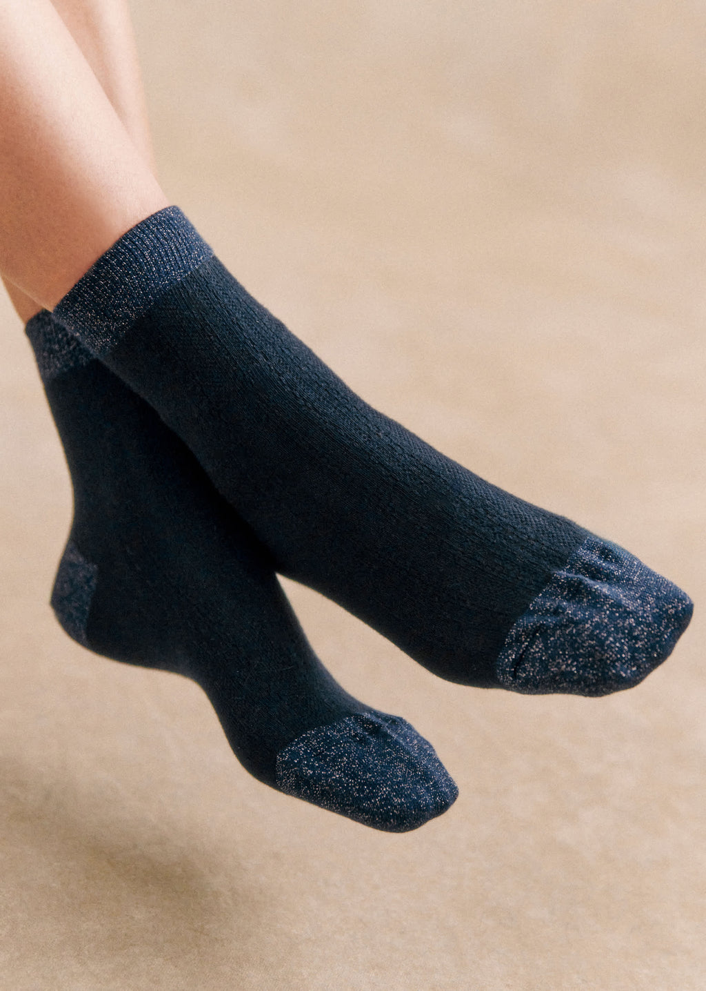 Chaussettes Bianca - Doré Marine
