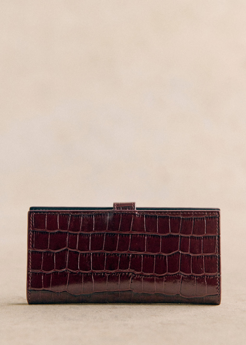 Portefeuille Gino - Brun Croco