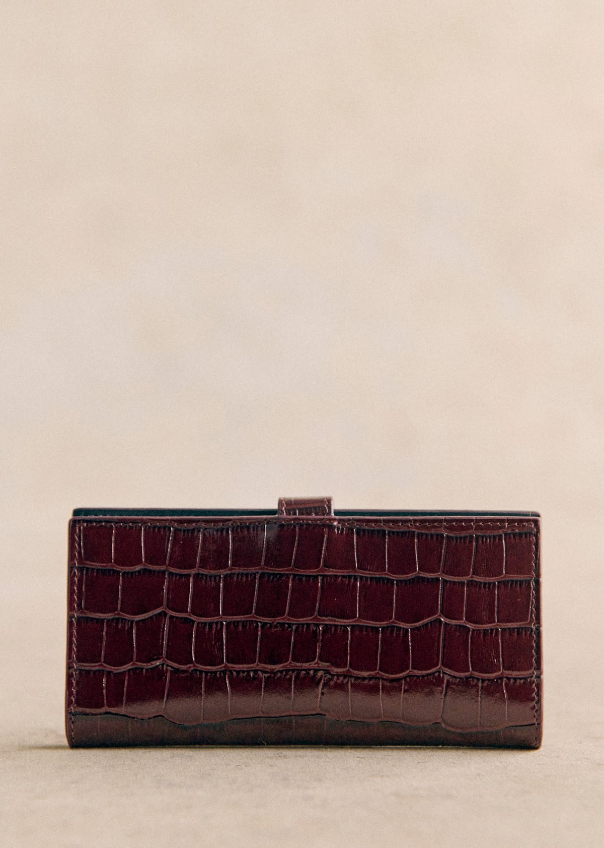 Portefeuille Gino - Brun Croco