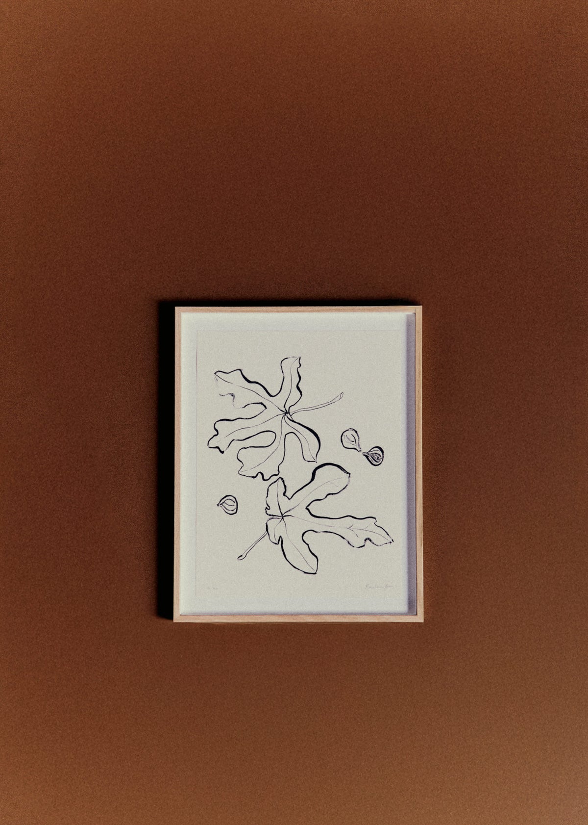 Lithographie Pierre Boncompain, 1990 - Figuier I